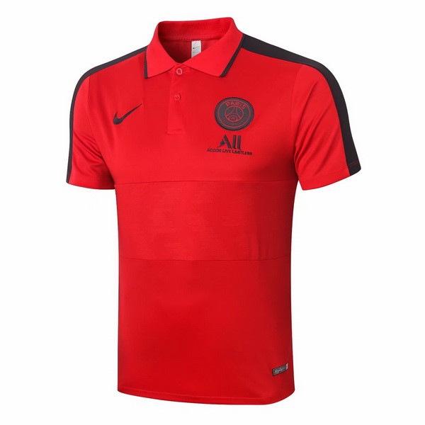 Polo Paris Saint Germain 2020-21 Rojo